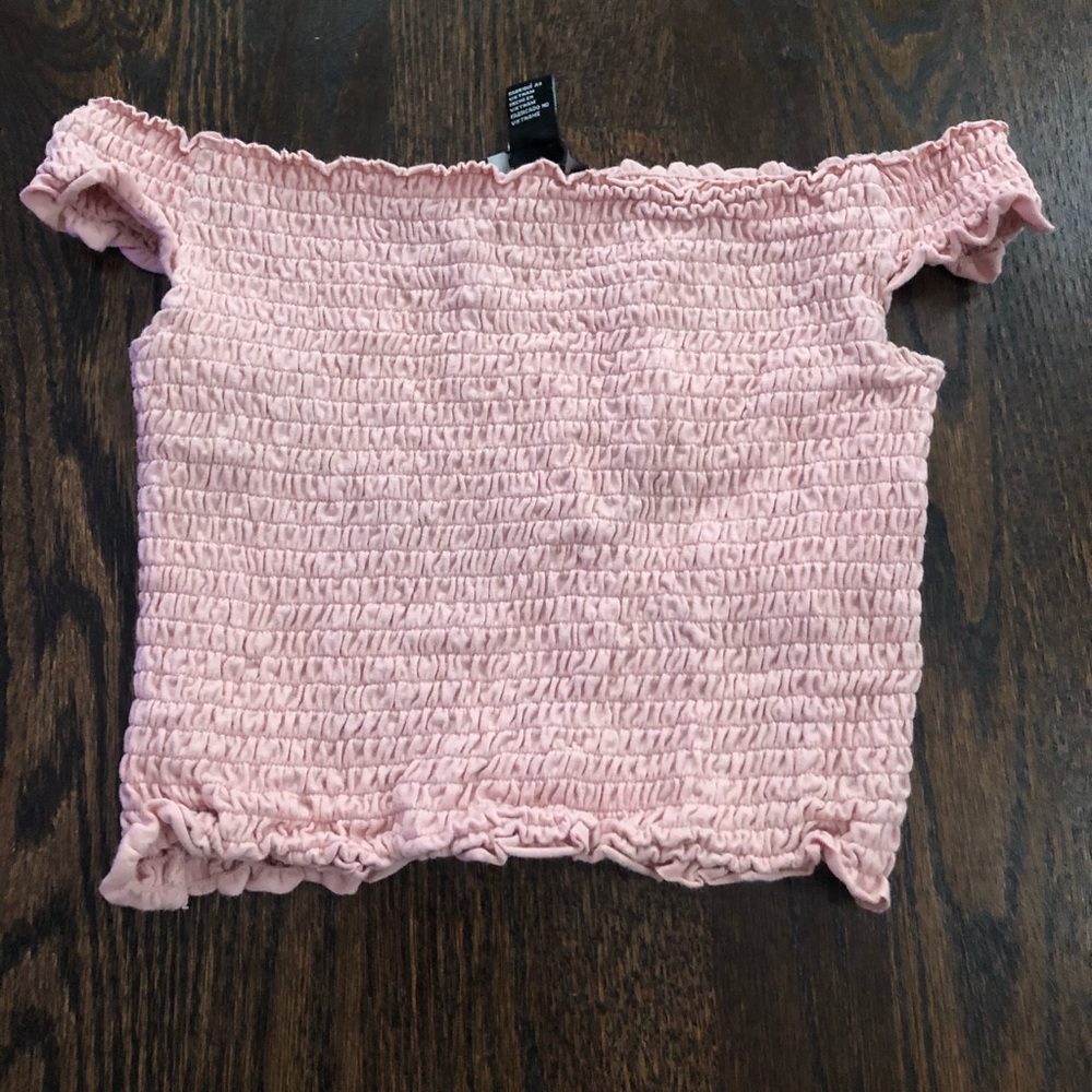 Blush crop top